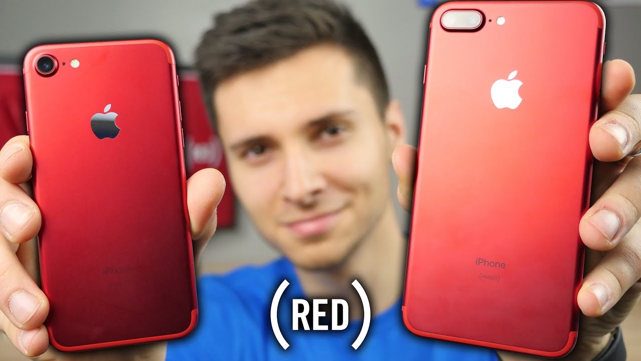 RED iPhone 7 & 7 Plus Unboxing + Giveaway!