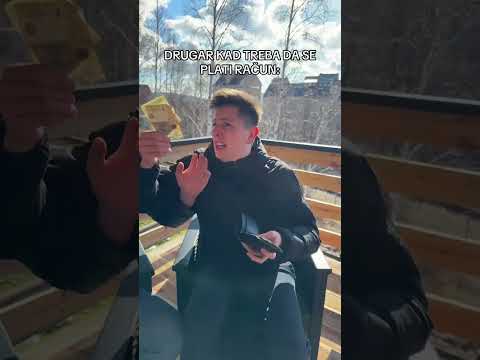 Ko da plati sad?🤣 #novke #vuk #smesno #restoran