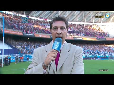 "Recibimiento Racing / Fecha 1 / Clausura 12 / HD" Barra: La Guardia Imperial &bull; Club: Racing Club