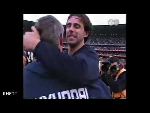 1999 Preliminary Final raw footage and audio celebration.  Carlton. AFL