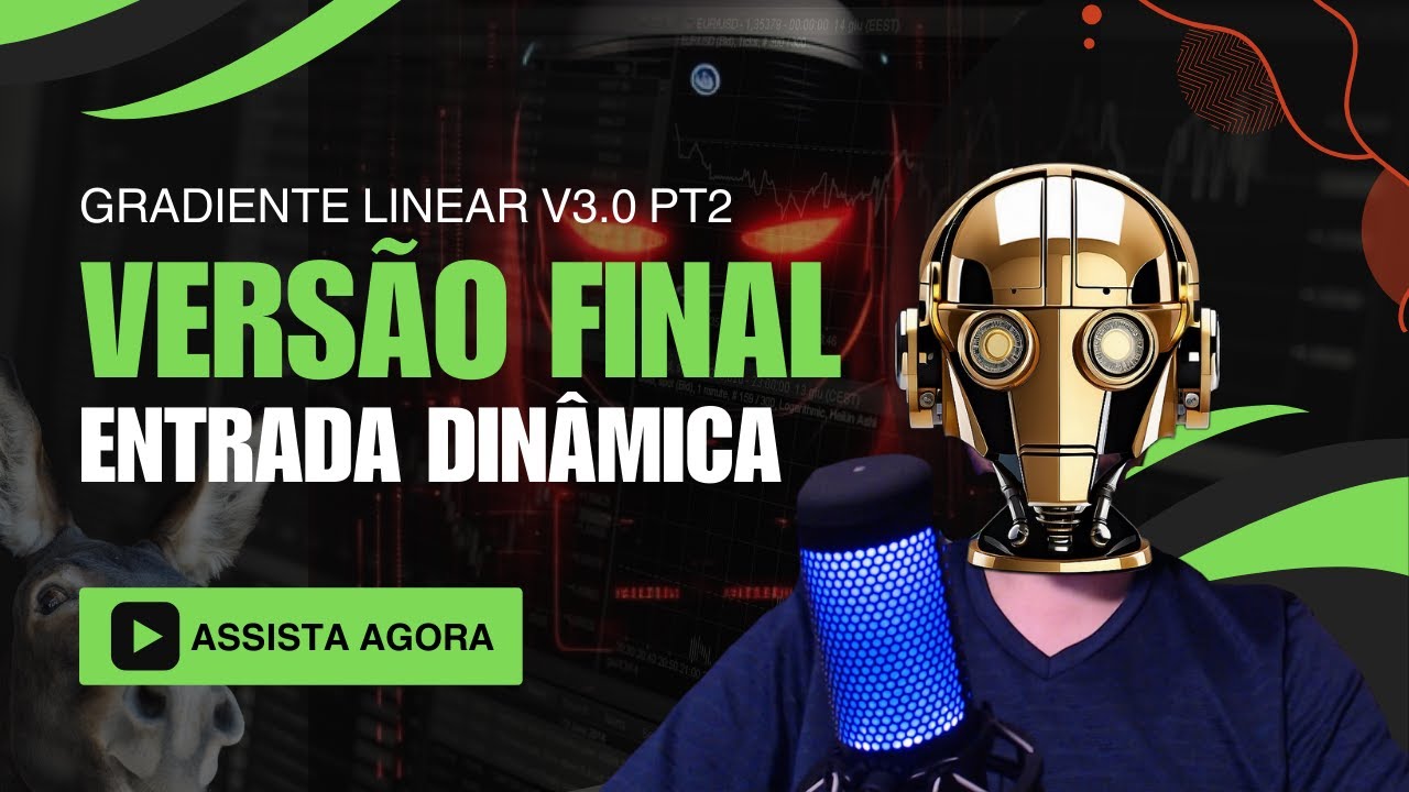 Gradiente linear com entrada dinâmica - Bandas de Bollinger #profitpro #daytrade