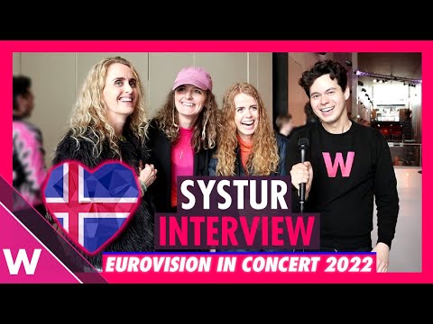 Systur "Með Hækkandi Sól" (Iceland 2022) INTERVIEW @ Eurovision in Concert 2022