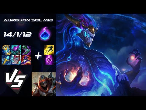 MID Aurelion Sol vs Zed - EU Grandmaster Patch 14.9