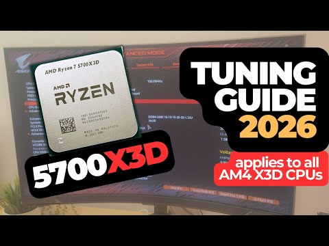 My Tuned 5700X3D BIOS & Undervolt Settings | AM4 X3D
