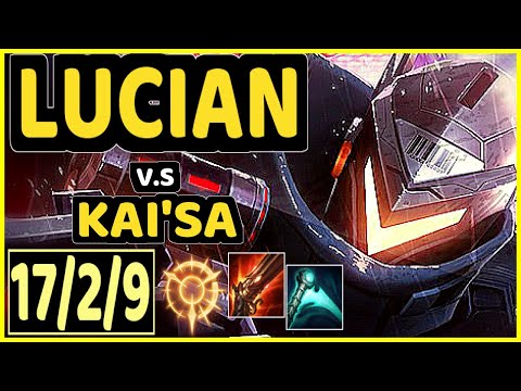 SACY (LUCIAN) vs KAI'SA - 17/2/9 KDA BOTTOM ADC CHALLENGER GAMEPLAY - BR