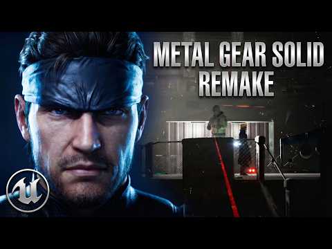 [4K] Metal Gear Solid Remake in Unreal Engine 5!