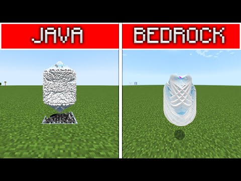 DIFERENCIAS ENTRE Minecraft JAVA Vs BEDROCK 👀 Parte 10 #shorts
