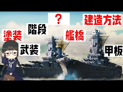 A thorough 3DCG analysis of the differences between Musashi and Yamato [Wows]