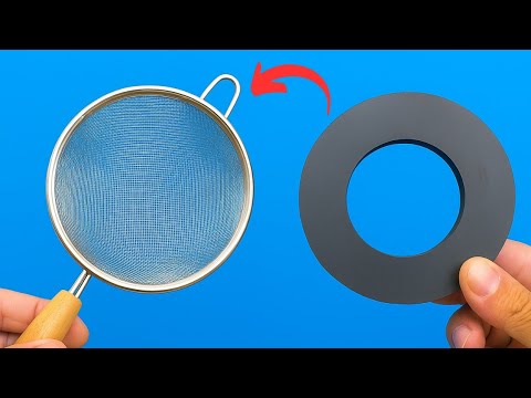 Nikola Tesla's Secret Invention! Connect a Steel Sieve to a Magnet and See What Happens