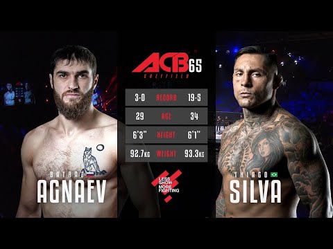 Батраз Агнаев vs. Тиаго Сильва | Batraz Agnaev vs. Thiago Silva | ACB 65