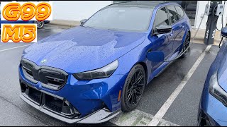 2025 MARINA BAY BLUE METALLIC G99 BMW M5 TOURING