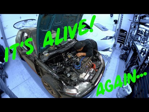 Rywire Engine Harness Install + First Startup! - Civic EG Track Car Build
