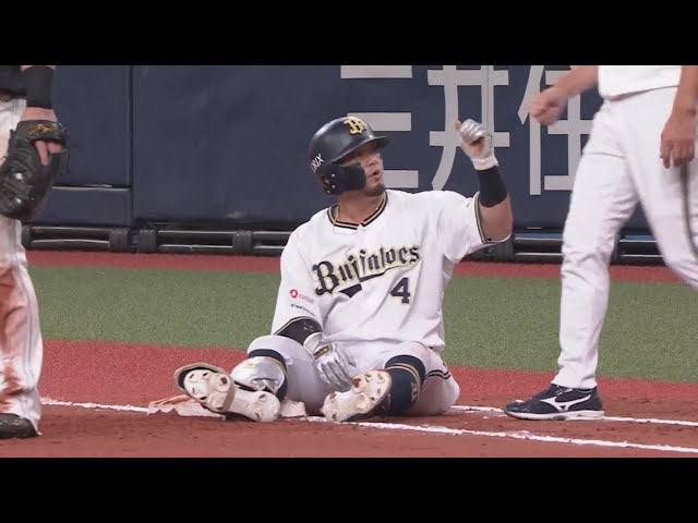 【7回裏】追い上げるを見せる!! バファローズ・森友哉 ライトへのタイムリーヒット!!  2024年6月25日 オリックス・バファローズ 対 福岡ソフトバンクホークス