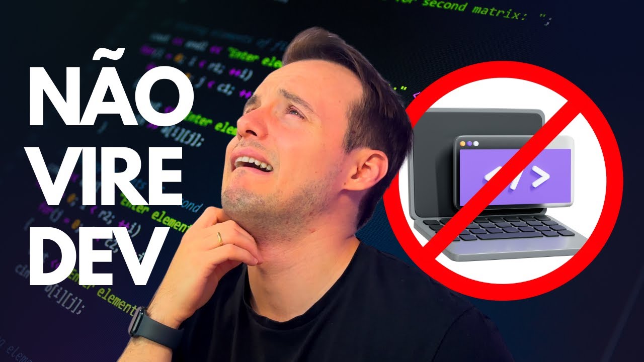 Se tivessem me dito antes 🚫 Carreira na Programação