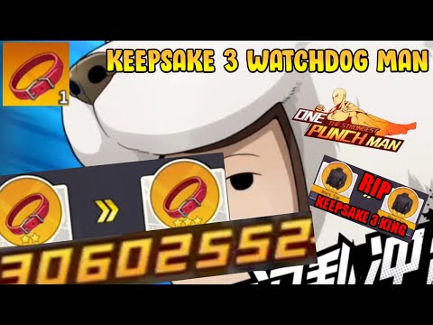 ULTRA ULTIMATE WATCHDOG MAN KEEPSAKE 3 POLICE COLLAR DOG - One Punch Man The Strongest