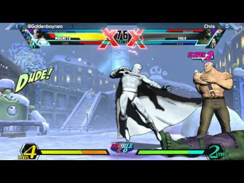 UMvC3 Goldenboyneo vs Chris - Double K.O