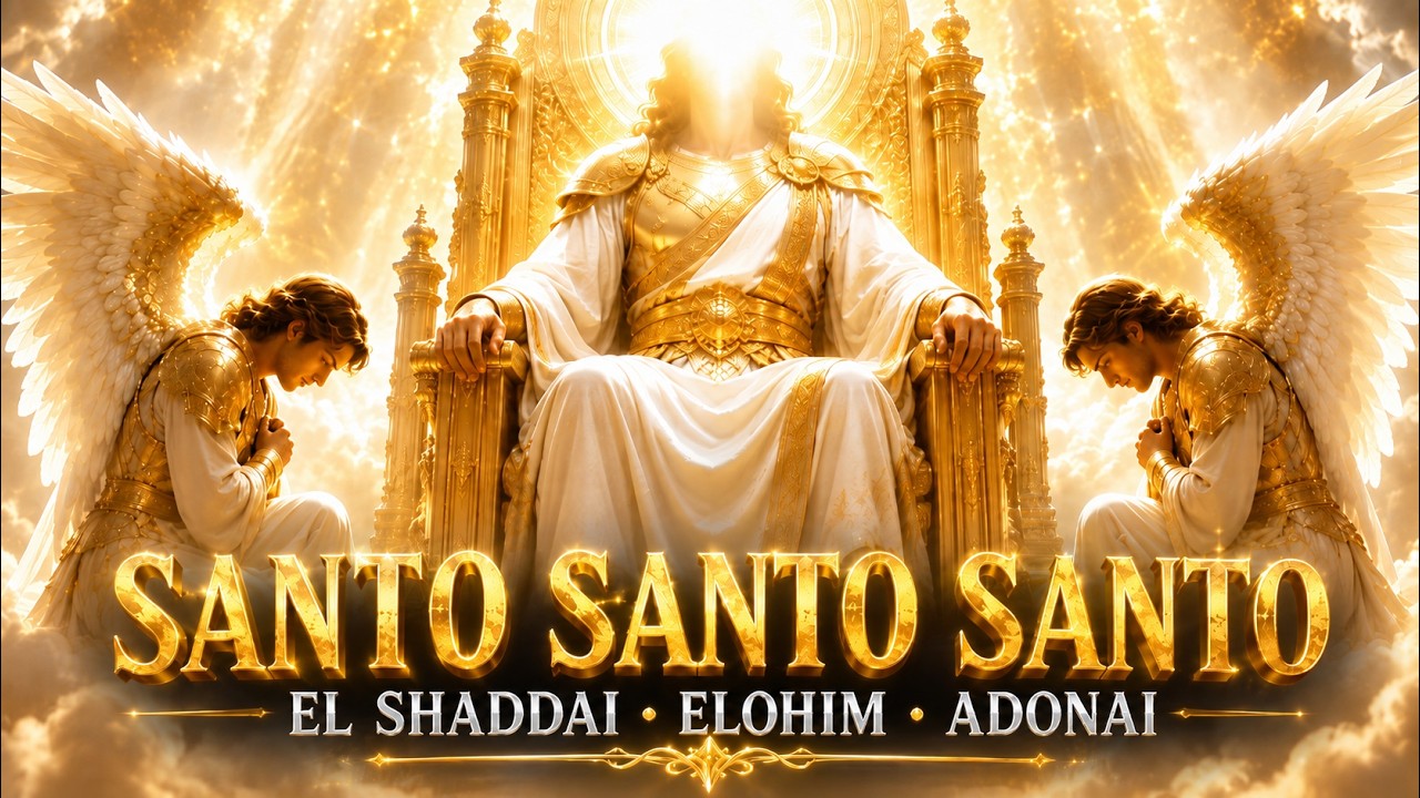 🔥EL SHADDAI · ELOHIM · ADONAI🔥| ¡Santo, Santo, Santo es el Señor! | Música Hebrea Mesiánic Celestial