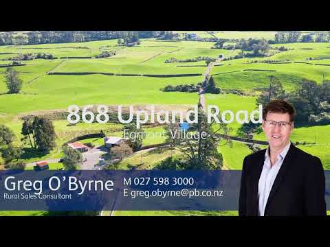 868 Upland Road, Egmont Village, New Plymouth, Taranaki, 3 bedrooms, 1浴, Grazing