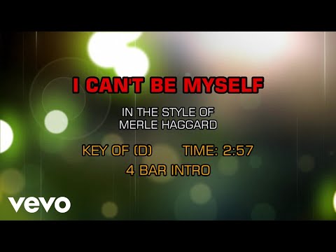 I Can't Be Myself