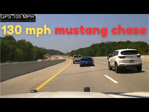 Mustang vs State Trooper [High Speed Chase]