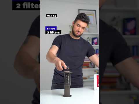 The Best AeroPress Recipe of 2021 🏆 #Shorts