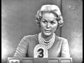 To Tell The Truth Roger Maris S Wife PANEL Dina Merrill Johnny Carson Oct 2 1961