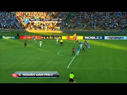 Gol Román Martínez Belgrano 0-1 Estudiantes