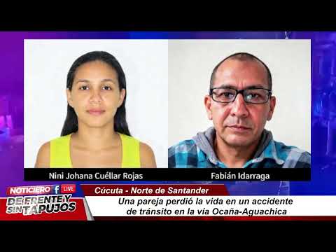 Una pareja perdió la vida en un accidente de tránsito en la vía Ocaña-Aguachica