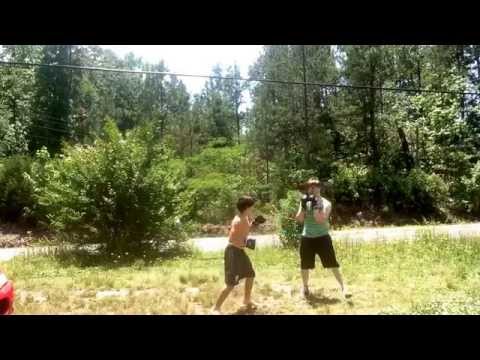 Garrett and Lupe Boxing