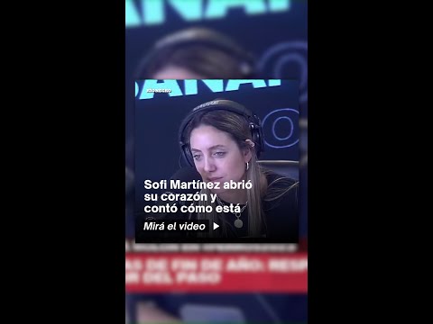 🥺 La profunda confesión de Sofi Martínez con Gabriel Rolón: "Estoy perdida"