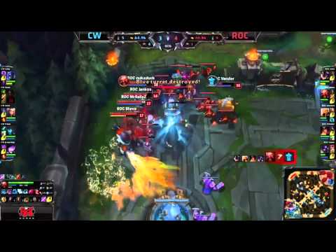 Baron Steal + Crazy Ending - CW vs. ROC - EULCS Summer Week 9 Day 1