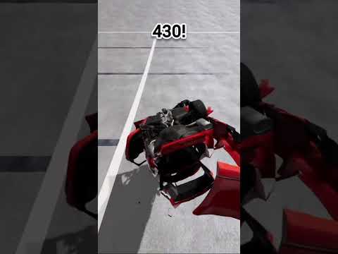 Car Jump Distance Test-Beamng drive №2 #beamngdrive