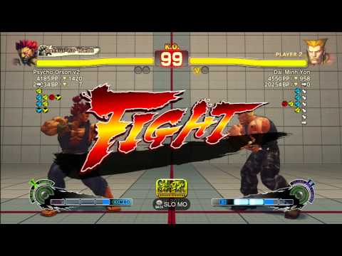 Psycho Orson v2(Akuma) Vs EMP Dieminion(Guile) Ranked Replay SSF4AE v2012 720p