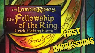 The Fellowship of the Ring Trick Taking Game First Impressions