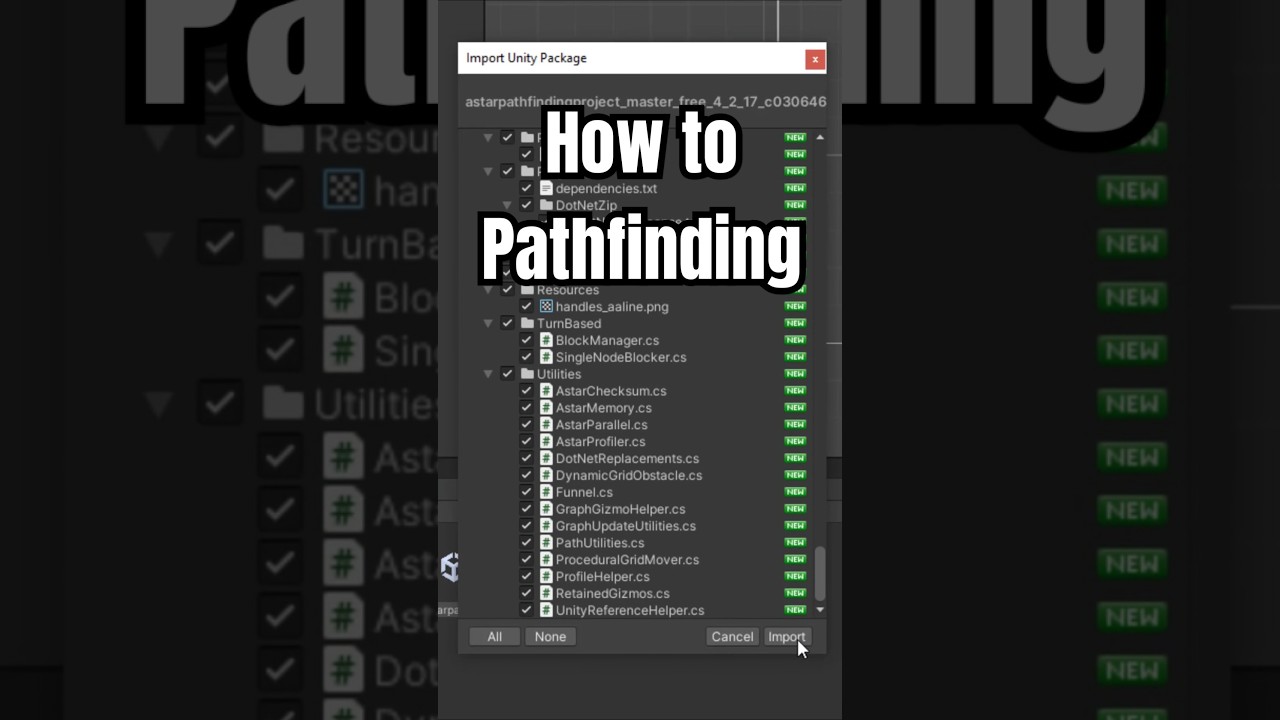 How to add Pathfinding  to your game?🤷#unity