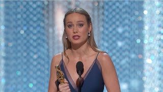 Brie Larson Winning Best Actress