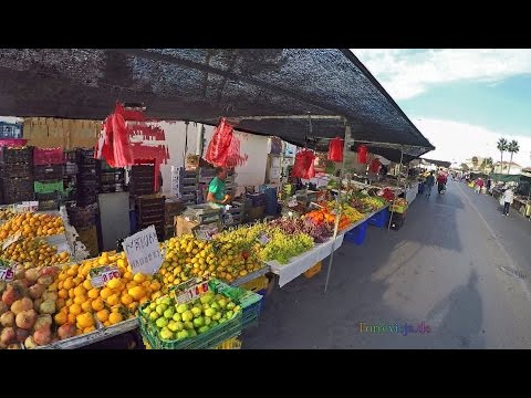 Samstagsmarkt in Playa Flamenca Wochenmärkte in Spanien