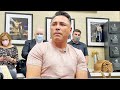 EMOTIONAL OSCAR DE LA HOYA GETS CHOKED UP ON RETURN; TALKS WHY HES FIGHTING VITOR BELFORT