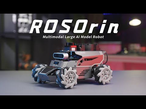ROSOrin ROS2 AI Robot Kit Powered by ChatGPT Supports LiDAR SLAM, 3D Vision & Autonomous Navigation