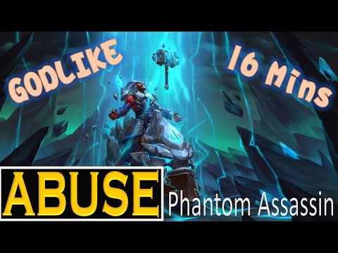 [Dota 2 Disruptor Highlights] Watch How Disruptor GODLIKE in 16 mins | Abuse Phantom Assassin