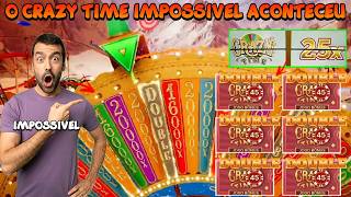 CRAZY TIME 20000X O MAIOR MULTIPLICADOR DA HISTORIA DO JOGO VEIO😱