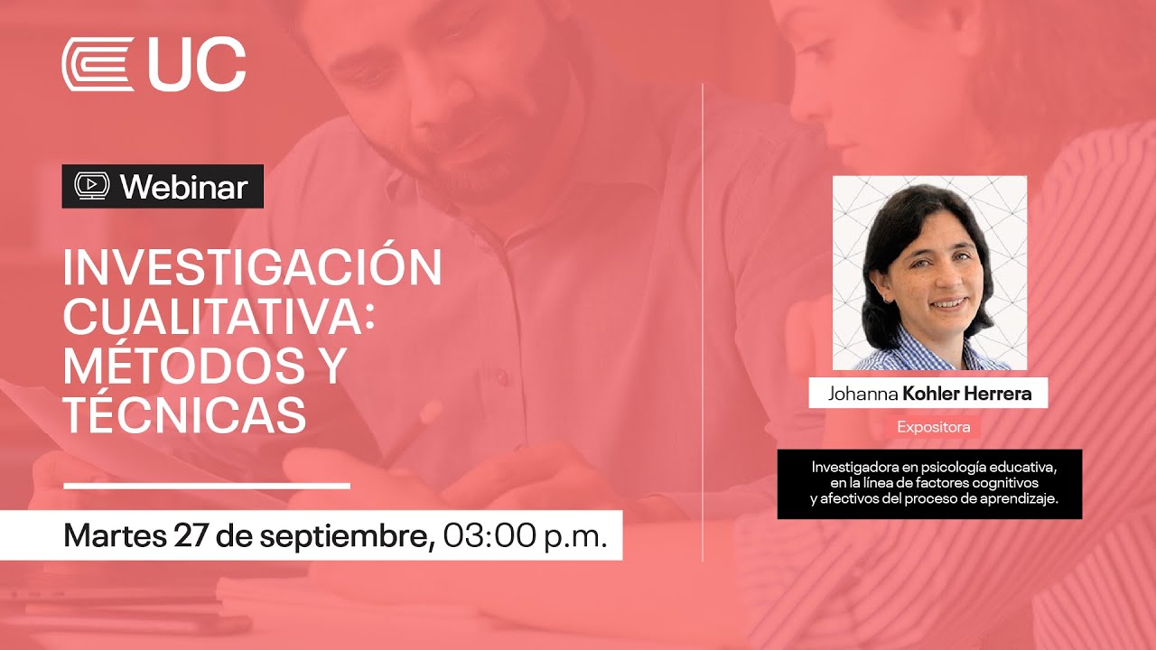 #WebinarEPGUC:  "Investigación cualitativa: métodos y técnicas"