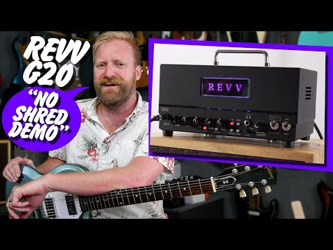 REVV G20 - All the settings + FUZZ and lots of effects in the loop - Clean channel and cab sims too