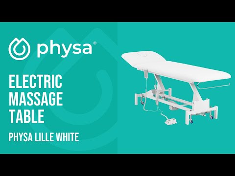 video - Electric Massage Table - 1 motor - 100 W - 207 x 68 x 53 - 92 cm - 200 kg - white