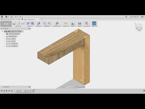 Fusion 360 Dovetail Joint - HTC Tech10