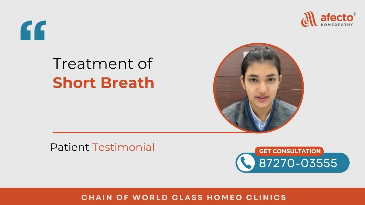 Afecto Homeopathy Help Ashnoor Breathe Easier Again #shortbreathe #testimonial #breathingproblem