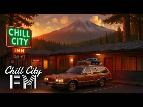 🌲 Family Road Trip ’85 | Retro Motel Sunset Ambience | Dreamy 80s Synthwave & Retrowave Nostalgia