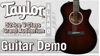Video thumbnail for New For 2018 Taylor 524ce V Class - Acoustic Guitar Demo by Alamo Music Center
