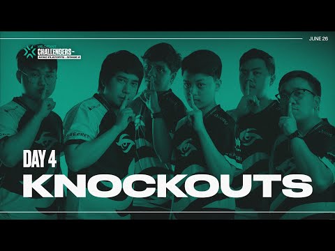 [FIL] 2022 VCT Stage 2 - Challengers APAC - Knockouts Day 4