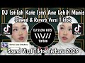 DJ ISTILAH KATE ISTRI ANE LEBIH MANIS SLOWED REVERB VERSI TIKTOK VIRAL TIKTOK YANG KALIAN CARI